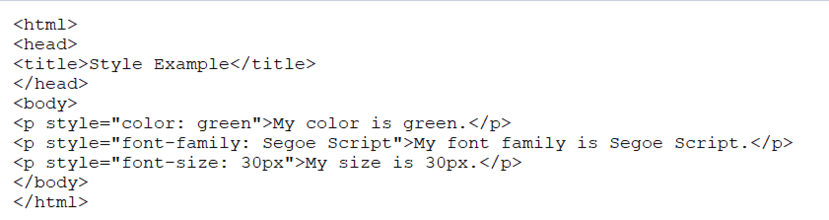 Style: Color, Font, & Size - Technicalvision Genius Kids